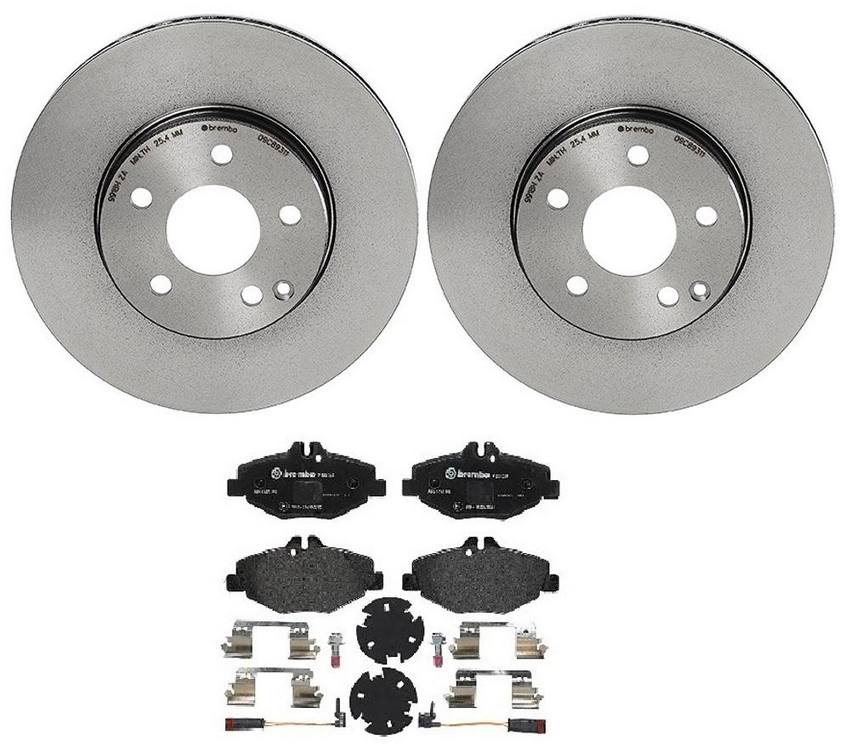 Brembo Brake Pads and Rotors Kit - Front (295mm) (Low-Met)